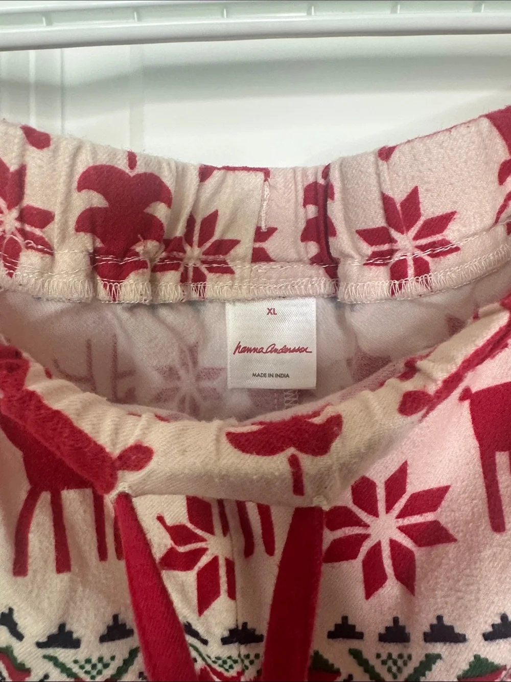 Hanna Andersson 100% Cotton Holiday Flannel Pajama Set